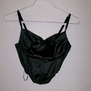 URBAN OUTFITTERS Satin Corset Top